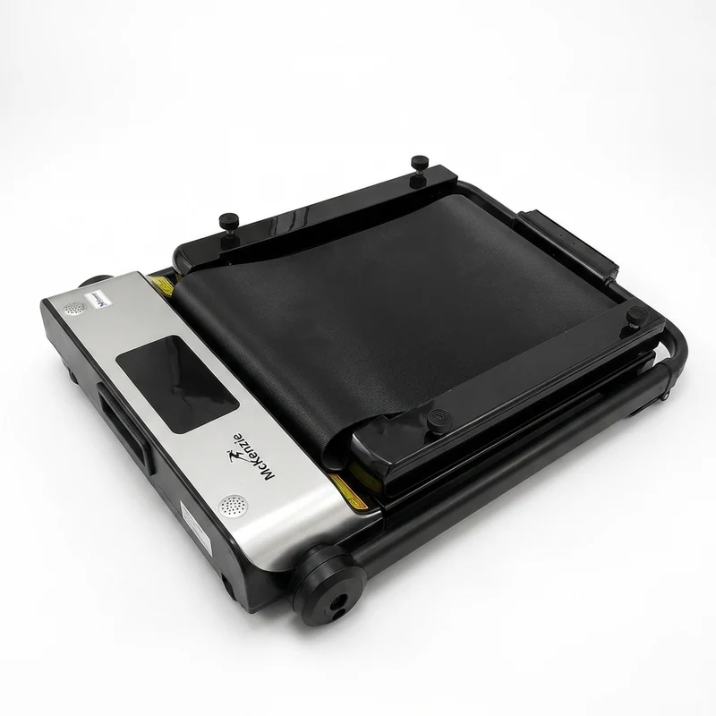 Z1 Pro foldable treadmill, folded angle view