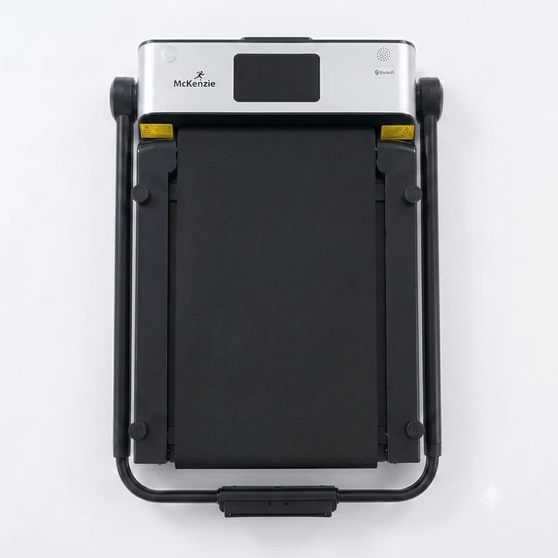 Z1 Pro foldable treadmill, folded top view